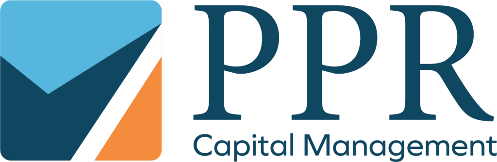 Logo of PPR Capital Management with stylized blue and orange graphic on the left and the company name in blue text on the right.