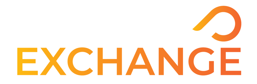 Text logo reading "LIMITLESS EXCHANGE" with "LIMITLESS" in white and "EXCHANGE" in orange. The double S in "LIMITLESS" forms an infinity symbol.